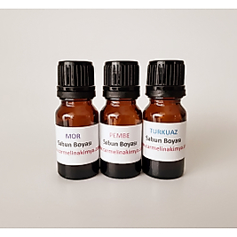 Sabun Boyası 3'lü Turkuaz-mor- Pembe