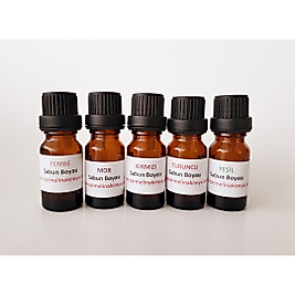 5'li Sabun Boyası Pembe-mor-kırımızı-turuncu-yeşil