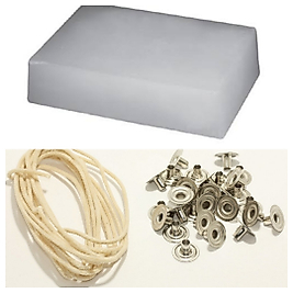 Mini Eko Paket 500gr Parafin-5 Adet Çıt Çıt- 1mt Fitil