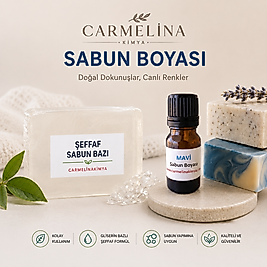 Şeffaf Sabun Bazı Ve Mor Sabun Boyası