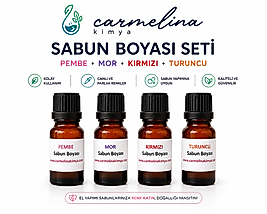 4'lü Sabun Boyası Pembe-mor-kırmızı-turuncu