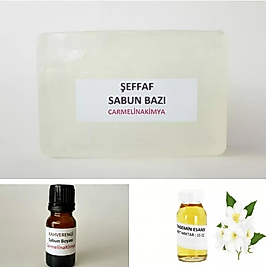 Şeffaf Sabun Bazı, Kahverengi Boya Ve Yasemin Esansı