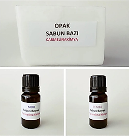 Opak Sabun Bazı Yapim Paketi ( Mor- Pembe)