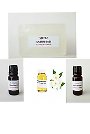 Seffaf Sabun Bazı-Yasemin Esansi, Turkuaz Ve Pembe Sabun Boyası