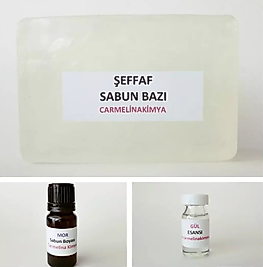 Sabun Yapım Seti- Mor Boya Ve Gul Esanslı