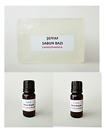 Sabun Yapim Seti- Şeffaf Sabun Bazı, Mavi Ve Pembe Sabun Boyalı