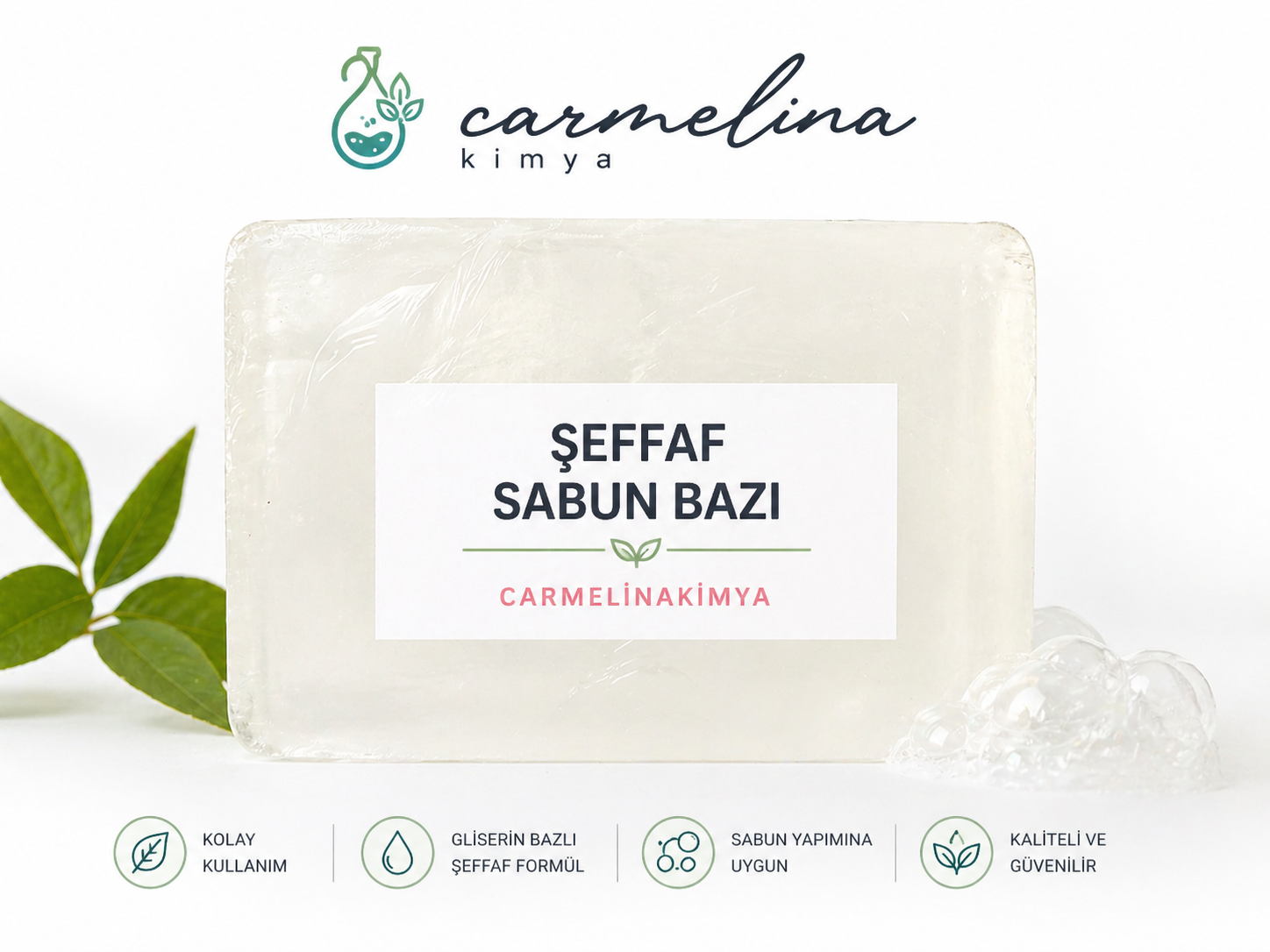 Şeffaf Sabun Bazı 1 Kg