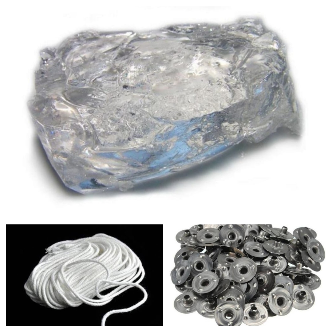 Eko Paket 1kg Jel Mum- 5mt Fitil-50 Adet Çıt Çıt Bir Arada