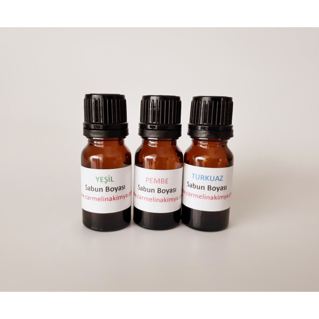Sabun Boyası Seti- Yeşil-Pembe-Turkuaz