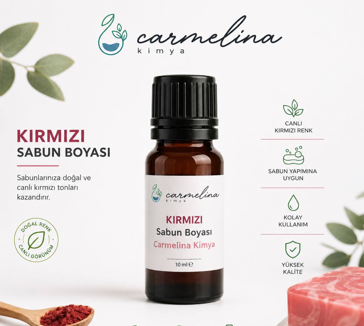Kırmızı Sabun Boyası