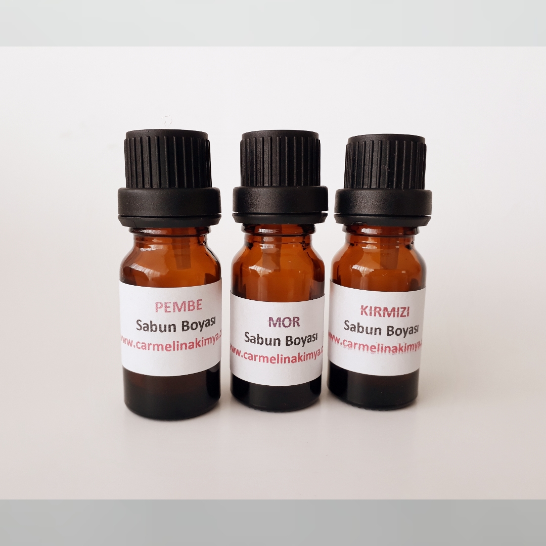 3'lü Sabun Boyası Pembe-mor-kırımızı